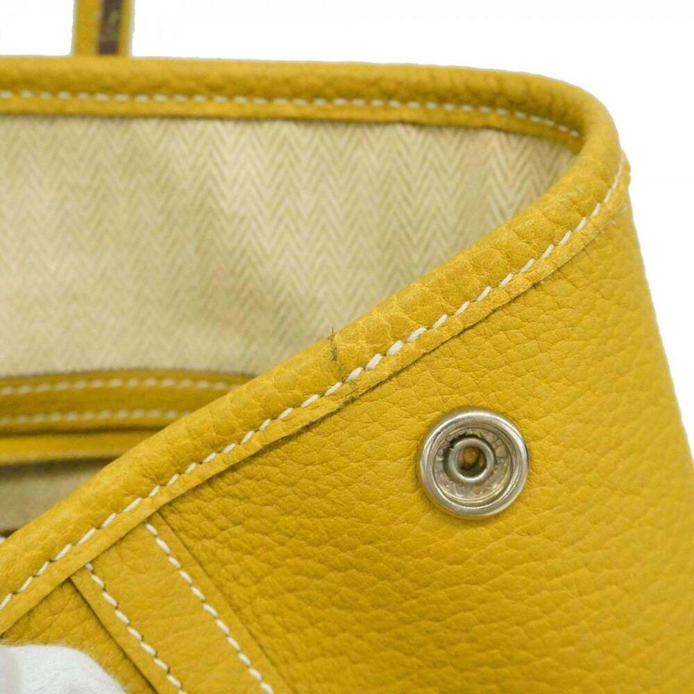 Hermes Garden PM Tote Bag, Negonda Leather, Cardamom, □K stamp, Ladies'. - Picture 9 of 15